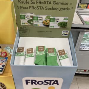 gratis dicke Sportsocken Frosta Kaufland zu 3x Gemüse von Frosta