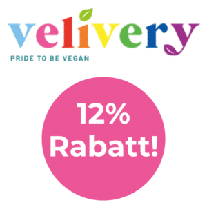 Velivery Juni-Aktion: 12% Rabatt! 🤩 Jetzt günstig z.B. veganen Fleischersatz, Milchalternativen, Snacks &amp; mehr shoppen! 🚀