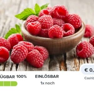 30 Cent beim Kauf von frischen Himbeeren zurück (Marktguru)