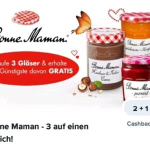 Kauf 3 Bonne Maman Marmelade oder Schokoaufstrich und erhalte das günstigste gratis ( 2+1 ) - Marktguru-