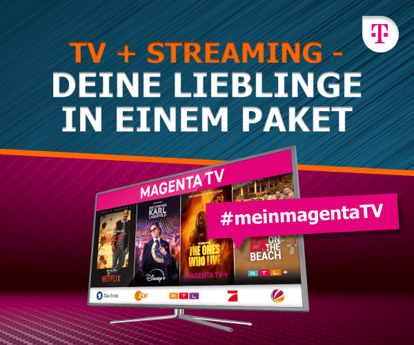 🔥 9 Monate GRATIS dank Cashback 📺 180 TV-Sender (150 in HD) + RTL Plus Premium via Telekom MagentaTV für effektiv 6,25€/Monat