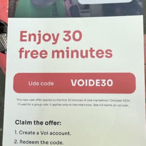 VOI: 30 Minuten gratis für Neukunden