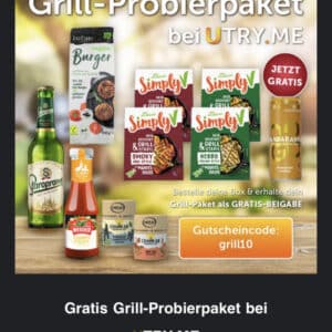 gratis Zugabe Grillpaket zu Bestellung bei utryme (29,90€ MEW)