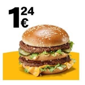 🍔 Big Mac nur heute für 1,24€