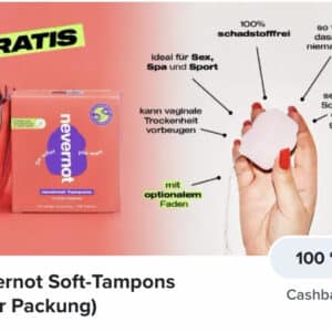 nevernot Soft-Tampons (10er Packung) Gratis nur bei DM