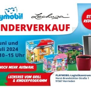 Großer Sonderverkauf bei Playmobil und Lechuza