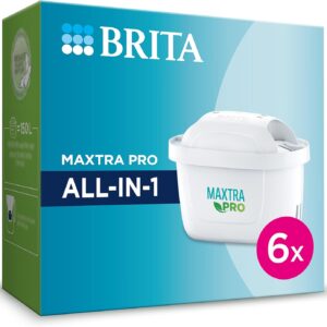 BRITA Wasserfilter-Kartusche MAXTRA PRO All-in-1 – 6er Pack (Halbjahresvorrat) – Original BRITA Ersatzkartuschen