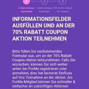 70% Rabattcode auf always discreet Produkte