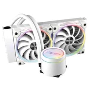 Alpenföhn Wasserkühlung Gletscherwasser 240 RGB (White) für 70,92€ (statt 132€)