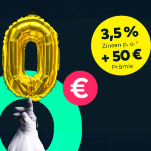 comdirect: 50€ Prämie fürs Girokonto + 3,5% Zinsen p.a. auf dem Tagesgeldkonto
