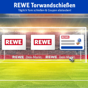 Payback: Rewe Torwandschiessen - täglich Coupons gewinnen - z.B. Chance auf 50€ REWE Einkaufsgutschein ⚽