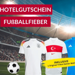 ⚽️ EM-Special: Hotel-Gutschein + Original EM Trikot für nur 169€ pro Person