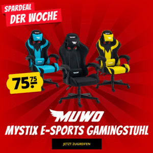 MUWO MystiX E-Sports Gamingstuhl für 75,75€ (statt 119€)