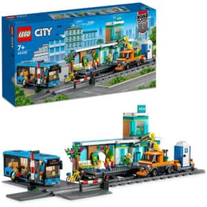 LEGO City Bahnhof, Spielzeug mit Schienen-LKW für 67,98€ (statt 79€)