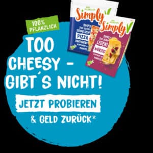 🧀 Simply V Käse Gratis testen für die ersten 7.500 Teilnehmer