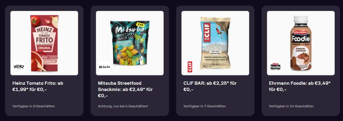 Vier Lebensmittel, die man gratis testen kann