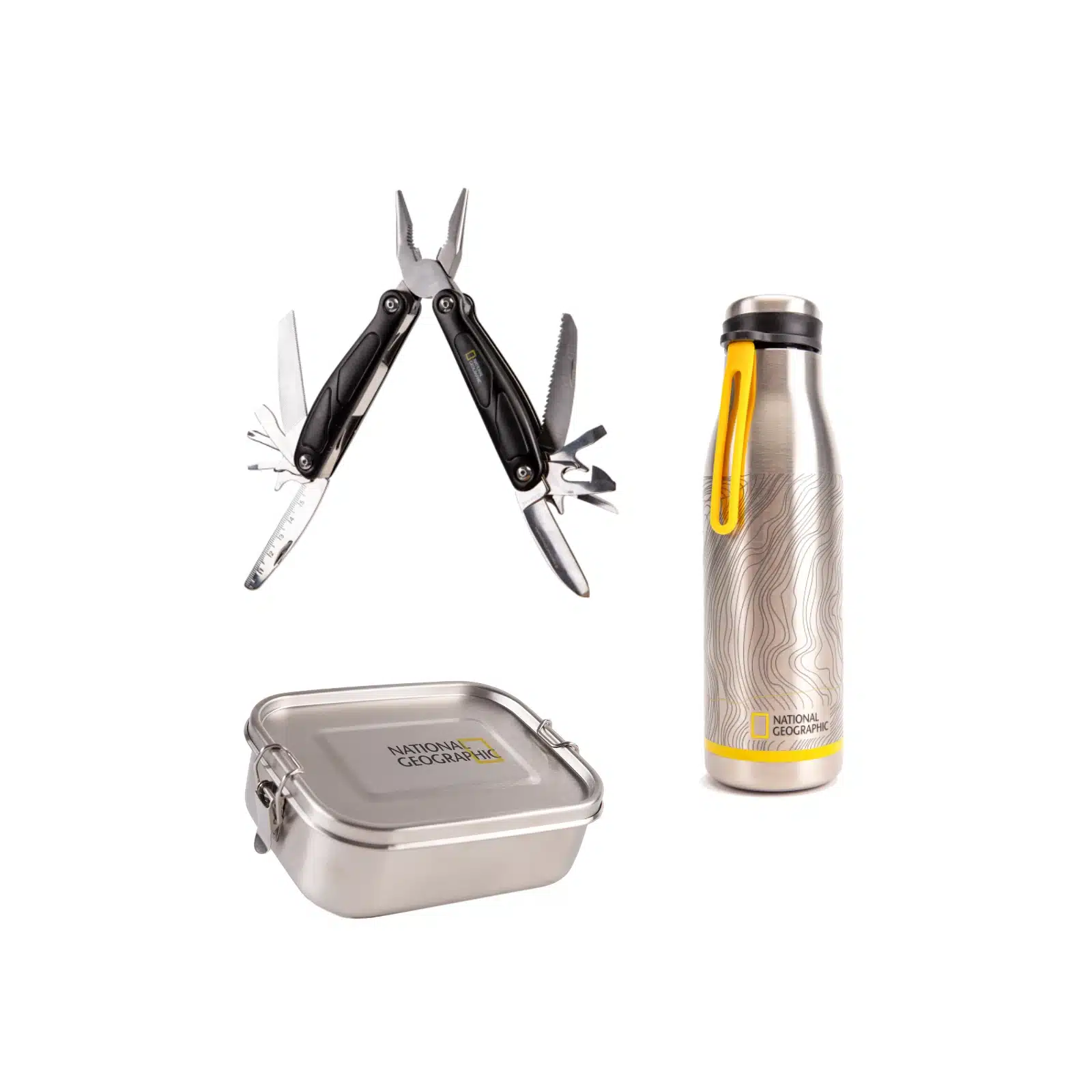 Thumbnail National Geographic Outdoor Bundle (Lunchbox, Multitool, Trinkflasche)