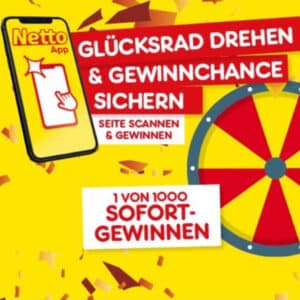 ab 15.6. Glücksrad-Dreh in der Netto App