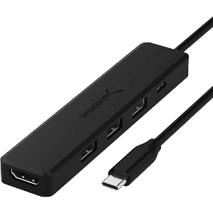 SABRENT USB-C Hub mit 4K HDMI und USB-C Power Delivery 60W Ladegerät für 8,95 € statt für 15,99 €