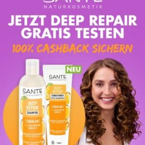 Sante Deep Repair Shampoo oder Conditioner gratis testen 🤩 Nur noch bis 15.7.!