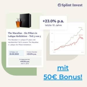 Splint Invest: In Anlagengüter wie Kunst, Wein &amp;; Co. investieren + bis zu 75€ Guthaben geschenkt