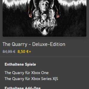 The Quarry - Deluxe Edition (Xbox One / Xbox Series X|S) für 8,50€ statt 21,18€