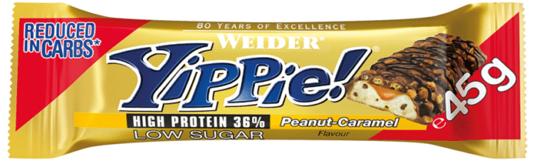 Yippie! Protein Riegel 45g Peanut Caramel