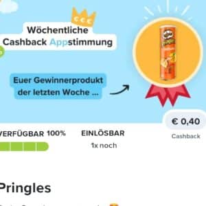 Pringles für 1,09 Dank Marktguru&#043;Kaufland