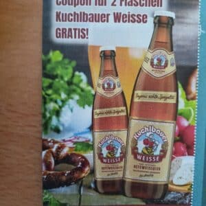 Gratis Bier bei Logo - 2 Flaschen Kuchlbauer Weisse