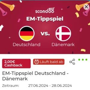 Scondoo EM Tippspiel - D vs DK