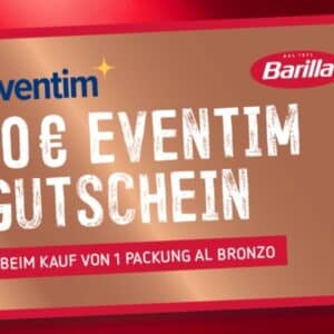 Mega Kombi Deal Nudeln mit Gewinn und 10€ Eventim Gutschein oben drauf