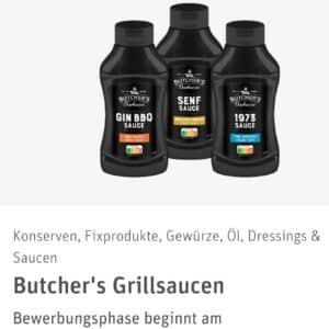 ab 21.6. Rewe Produkttest: Butcher&#039;s Grillsauce