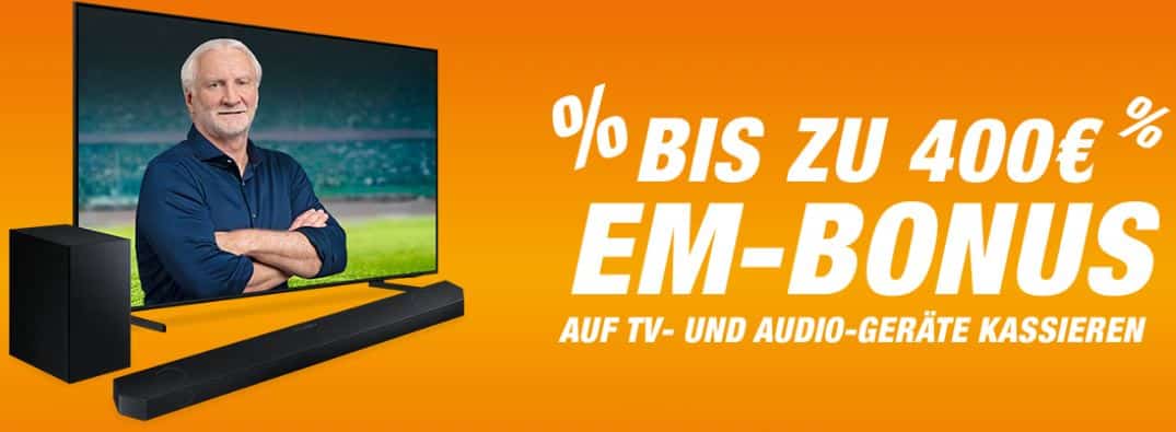 Bis zu 400€ EM-Bonus bei expert