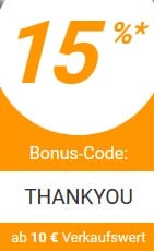 Momox.de: 15 % Bonus ab 10 € Verkaufswert (nur bis 18.06.2024)