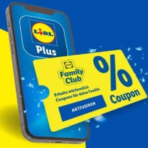 🥰 Lidl Family Club: wöchentlich exklusive Coupons erhalten