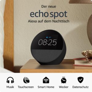 Der neue Amazon Echo Spot mit smarten Funktionen und anpassbarem Display