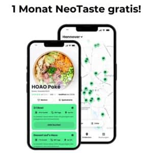 🥗 NeoTaste 1 Monat kostenlos: Rabatte für 1.000 Restaurants, u.a. in Köln, Berlin, Hamburg, Düsseldorf uvm.