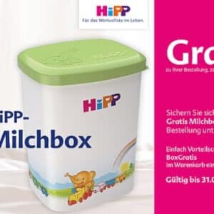 Gratis Milchbox Bei Hipp