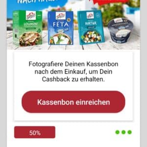 50% Rabatt für Greco Produkte (u.a. Feta und Hirtenkäse) bei scondoo &amp; Angebot bei Kaufland