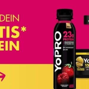 Danone YoPro High Protein GRATIS testen! 🤩