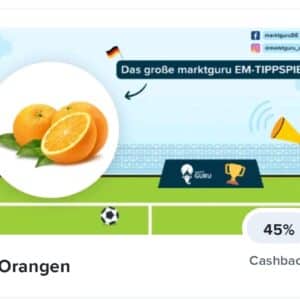 45% Cashback auf Orangen (Marktguru)