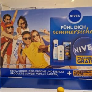 Kaufe für 6 Euro Nivea Produkte und bekomm einen Wasserball gratis