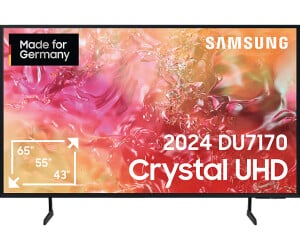 SAMSUNG GU55DU7170U LED TV (Flat, 55 Zoll / 138 cm, UHD 4K, SMART TV, Tizen)  für 499 € (statt 648 €)