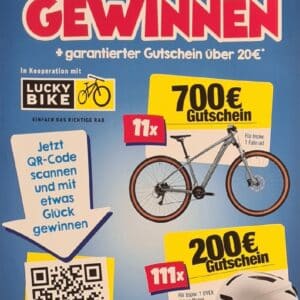 Ferrero COOL2SCHOOL MITMACHEN &amp;GEWINNEN+garantierter Gutschein über 20-€ für Lucky Bike