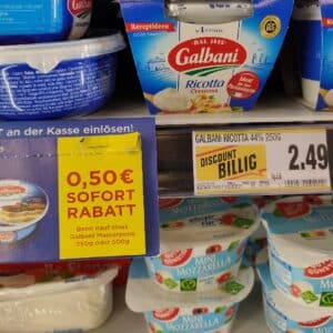 Galbani Mascarpone 50 ct Sofortrabatt mit original coupon