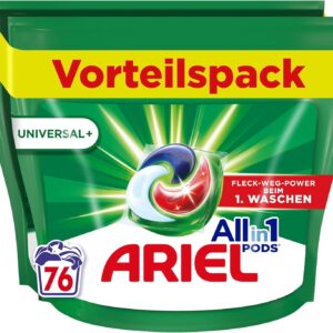 🧼 Ariel All-in-1 PODS ✔️ für 76 Waschladungen ✔️ deutlich besser als dm