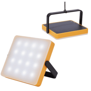 💡 Solar-Campinglampe mit USB-Ladeoption