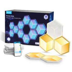 Govee Glide Hexagon Light Panels Ultra 3D ✔️ RGBIC ✔️ LED Sechsecke ✔️ 10er-Pack ✔️