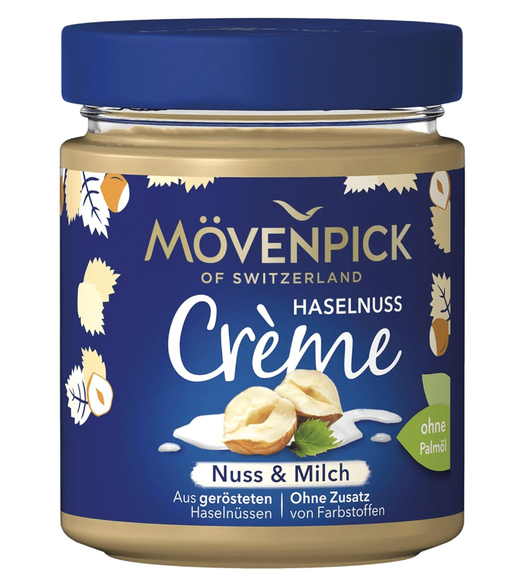 Mövenpick Haselnuss Crème Nuss & Milch