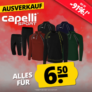 SportSpar: Capelli Sport Jacken, Hosen &amp; mehr im Fixpreis-Sale für 6,50€